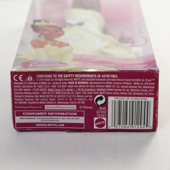 New In Box Disney Princess Tiana & The Frog 3 Bundle- Vintage Dolls - Picture 11 of 16